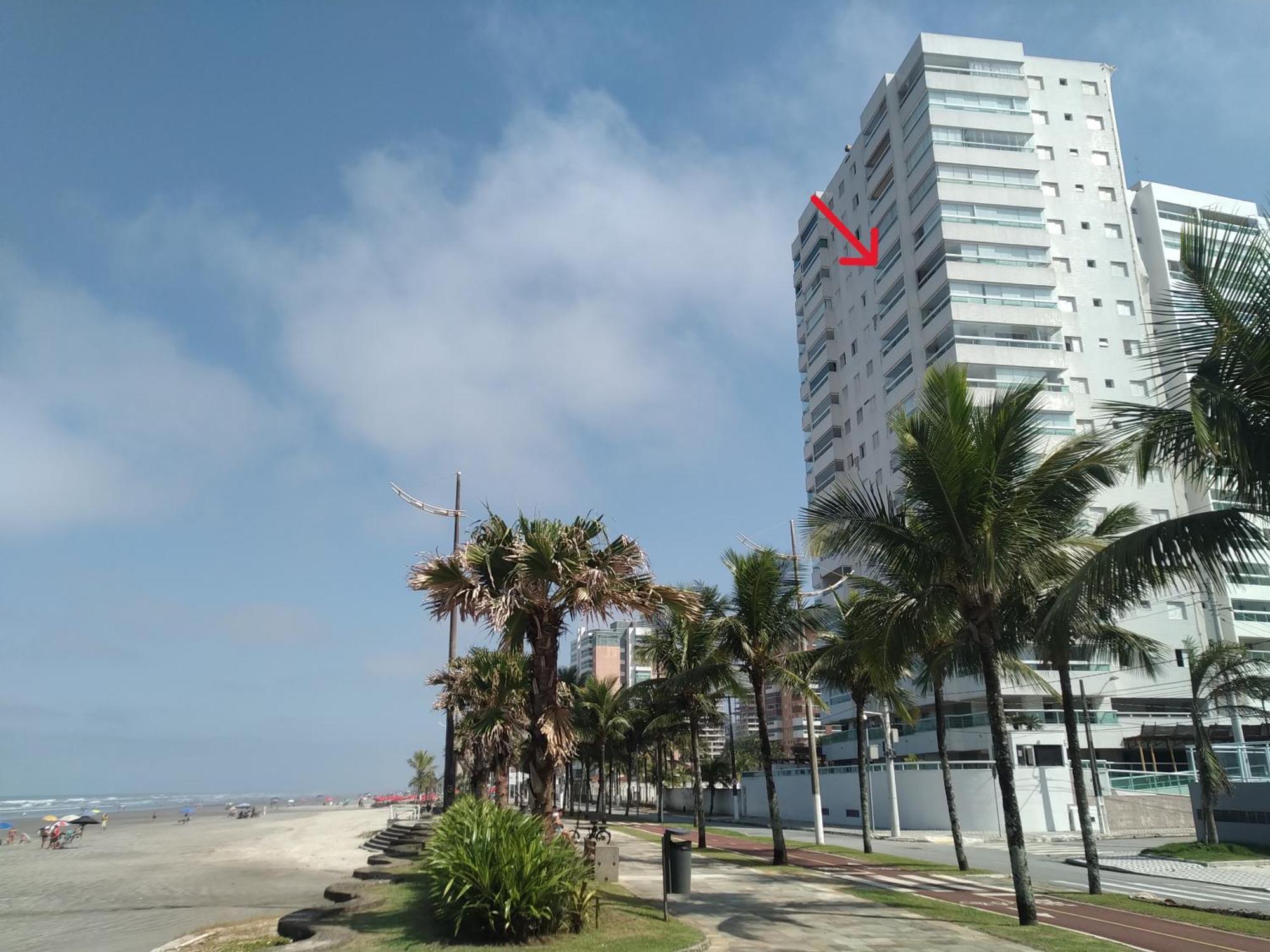 Apartamento Frente Mar Pe Na Areia Прая-Гранді Екстер'єр фото